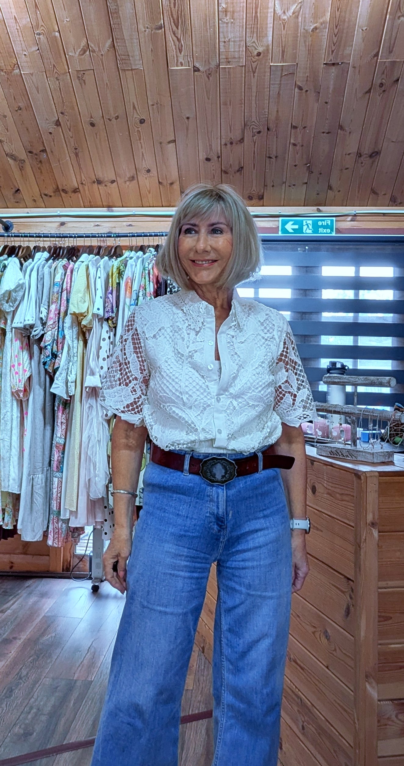 Day to night cotton summer blouse UK boutique