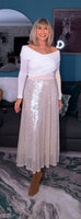 Cher Sequin Skirt