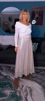 Cher Sequin Skirt