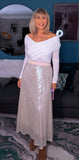 Cher Sequin Skirt