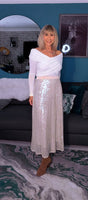 Cher Sequin Skirt
