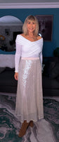 Cher Sequin Skirt