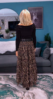 Tasha Animal Print Tulle Skirt
