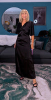 Natalaya Black Slip Dress
