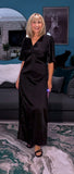 Natalaya Black Slip Dress