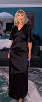 Natalaya Black Slip Dress