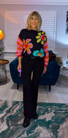 Scarlett Flower Sweater