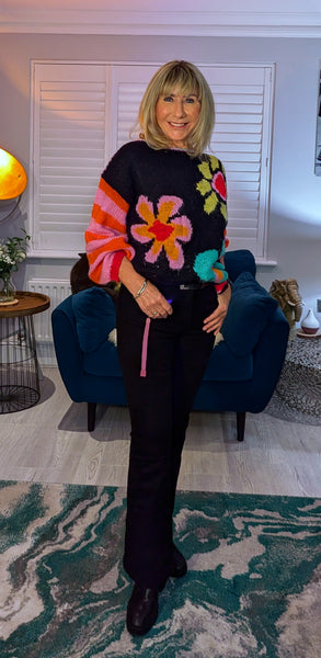 Scarlett Flower Sweater
