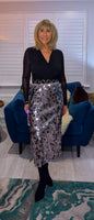 Giovanna Sequin Skirt