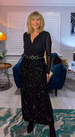 Seraphina Sequin Pencil Skirt