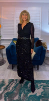 Seraphina Sequin Pencil Skirt