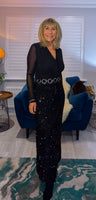 Seraphina Sequin Pencil Skirt