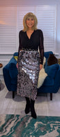 Giovanna Sequin Skirt