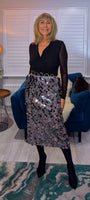 Giovanna Sequin Skirt
