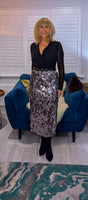 Giovanna Sequin Skirt
