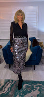 Giovanna Sequin Skirt