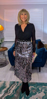 Giovanna Sequin Skirt