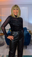 Audrey Sequin Top