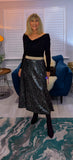 Coralie Sequin Skirt