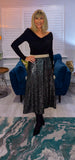 Coralie Sequin Skirt