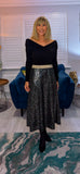 Coralie Sequin Skirt