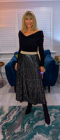 Coralie Sequin Skirt