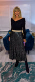 Coralie Sequin Skirt