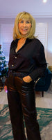 Carolyn Satin Blouse
