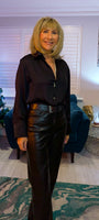 Carolyn Satin Blouse
