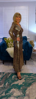 Gladys Gold Metallic Dress
