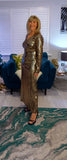 Gladys Gold Metallic Dress