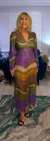 Adrian Sequin Dress