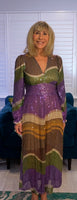 Adrian Sequin Dress
