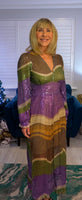 Adrian Sequin Dress
