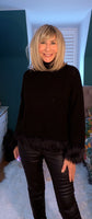 Bunty Fur Trim Sweater
