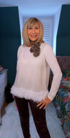 Kelly Faux Fur Tank top