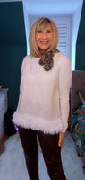 Kelly Faux Fur Tank top