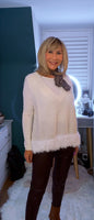 Kelly Faux Fur Tank top