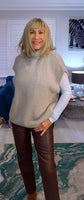 Pippa Roll Neck Sleeveless Sweater
