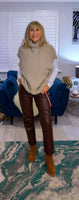 Pippa Roll Neck Sleeveless Sweater