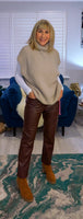 Pippa Roll Neck Sleeveless Sweater
