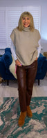 Pippa Roll Neck Sleeveless Sweater