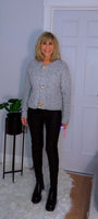 Hilda – Soft Chunky Cardigan with Pockets & Luxe Button Detail