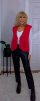 Rachel Sleeveless Faux Fur Cardigan