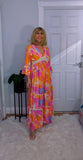 Emilie Tie-Dye Dress Pink