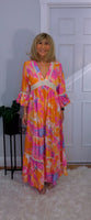 Emilie Tie-Dye Dress Pink