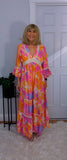Emilie Tie-Dye Dress Pink