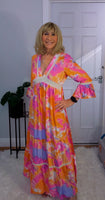 Emilie Tie-Dye Dress Pink
