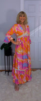 Emilie Tie-Dye Dress Pink