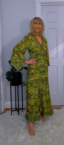 Amelda Silk Dress